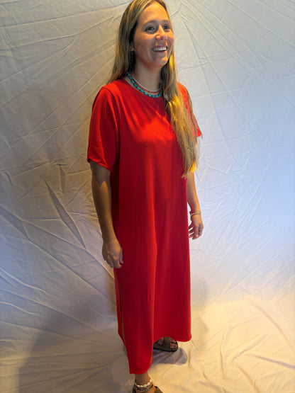 Vestido RIO rojo — Primavera Verano 26